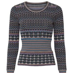 Shoshanna Multicolor Patterned Women's Top